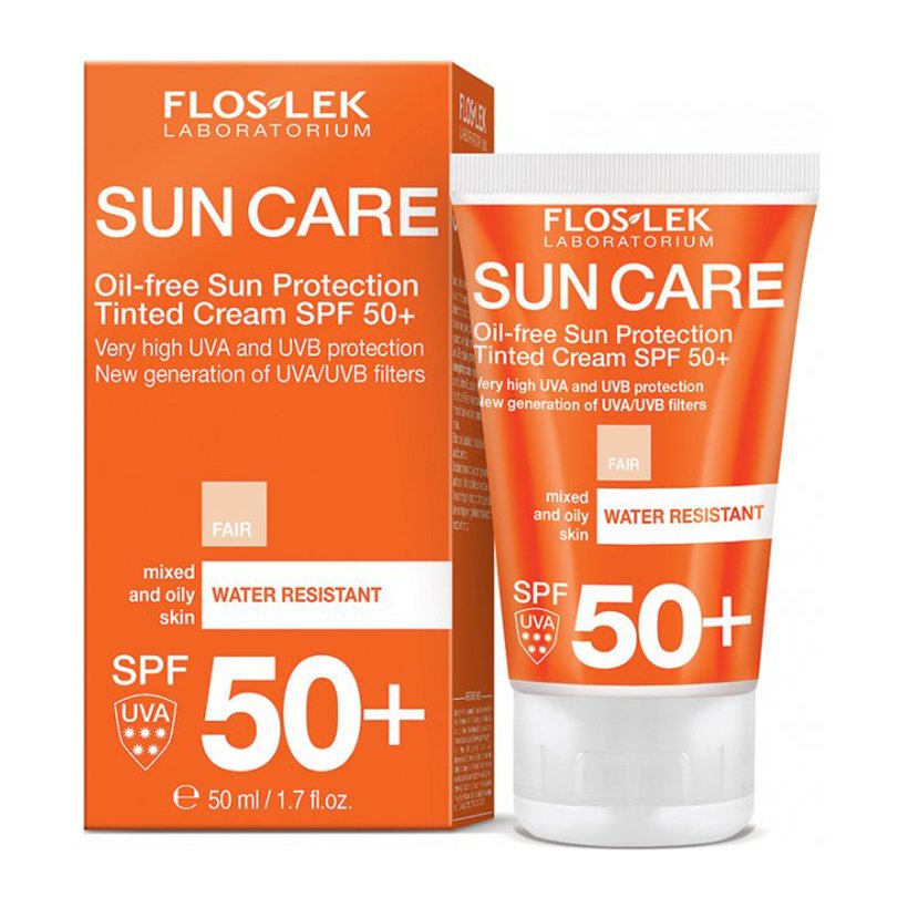 Kem chống nắng Floslek Oil-Free Sun Protection Tinted Cream SPF 50+