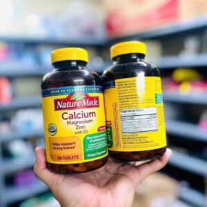 Nature Made Calcium Magnesium Zinc With D3 mẫu mới