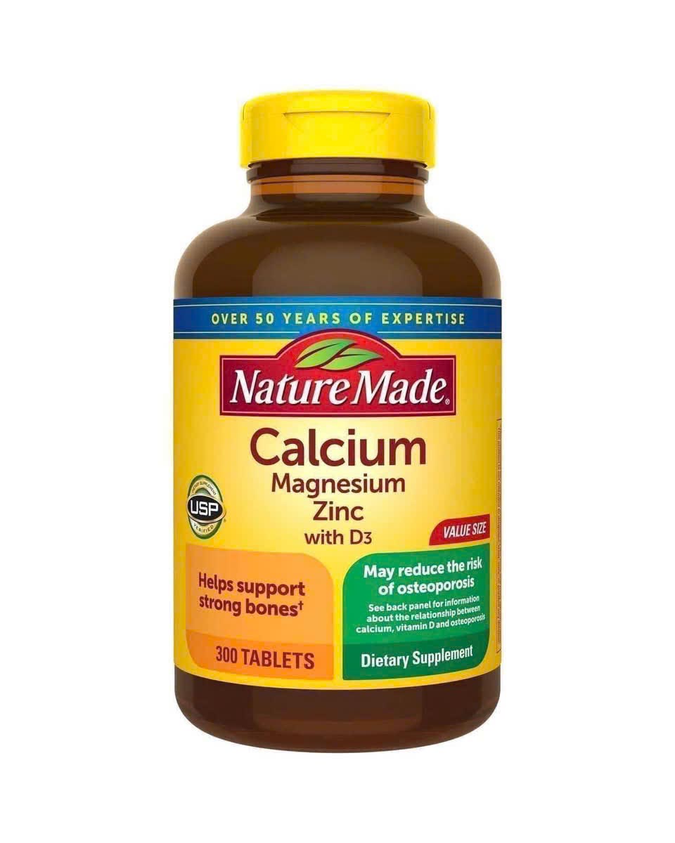 Nature Made Calcium Magnesium Zinc With D3