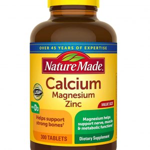 Viên Uống Nature Made Calcium Magnesium Zinc With D3 (