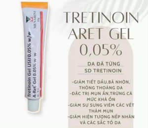 Kem trẻ hóa da điều trị mụn nám Tretinoin Gel USP 0,05% có tốt không? 