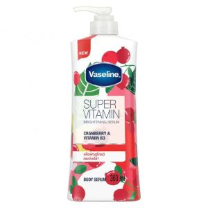 Body Vaseline Super Vitamin Cranberry: hương việt quất