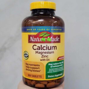 Viên uống Nature Made Calcium Magnesium Zinc With D3