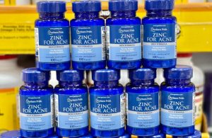 Viên uống kẽm trị mụn Puritan's Pride Premium Zinc For Acne 100 viên 1