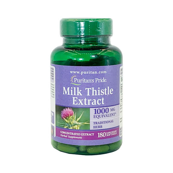 Viên uống cao kế sữa thải độc gan Puritan's Pride Milk Thistle Extract 1000mg