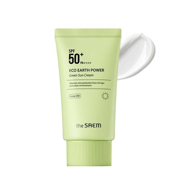 The Saem Eco Earth Power Green Sun Cream SPF50+/PA++++ 50g