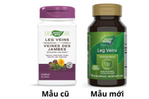 Viên uống giãn tĩnh mạch Leg Veins Nature’s Way mẫu mới