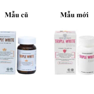 Viên uống trắng da Triple White mẫu mới