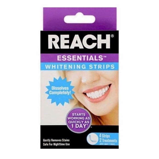 Miếng dán trắng răng Reach Essentials Whitening Strip