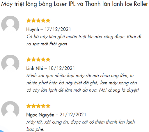 Máy triệt lông laser IPL Genie REVIEW 