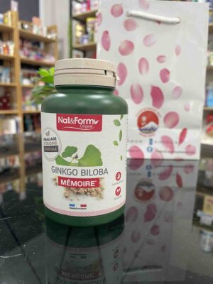 Viên uống bổ não Nat & Form Ginkgo Biloba Memoire Bio Pháp