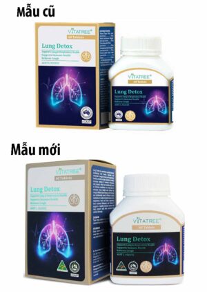 Viên uống thải độc phổi Vitatree Lung Detox mẫu mới