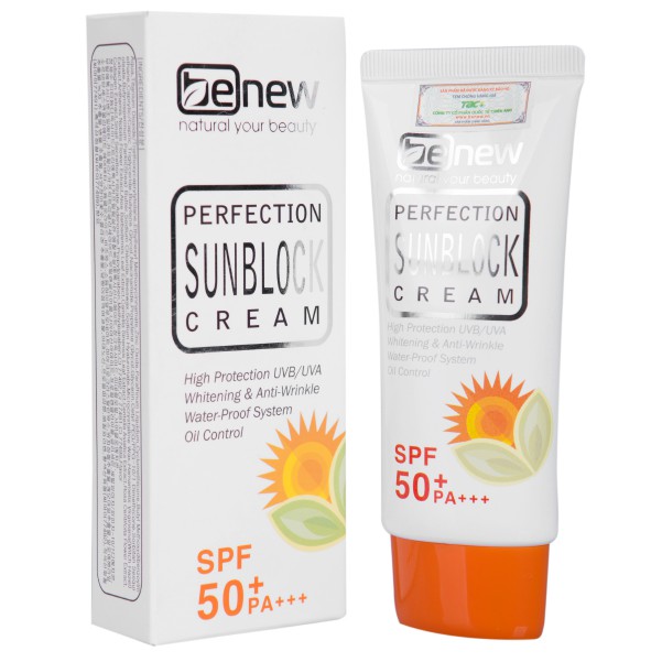 Benew kem chống nắng Perfection Sunblock 50ml