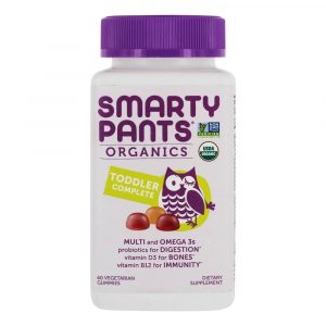 Kẹo dẻo bổ sung vitamin hữu cơ Smarty Pants Organics