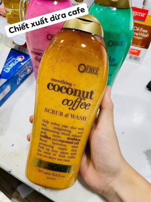 Coconut Coffee: với hạt cà phê Arabica và dầu dừa, giúp dưỡng da mướt mịn, giảm sần sùi, cho làn da tràn đầy sức sống