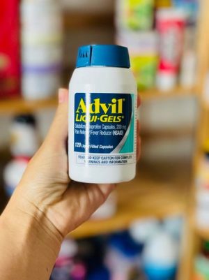 Công dụng viên uống giảm đau hạ sốt Advil Liqui Gels 200mg của Mỹ