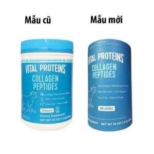 Bột Vital Proteins Collagen Peptides mẫu mới