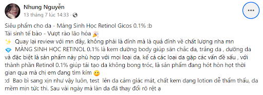 Kem Body màng sinh học Gicos Retinol 250g 4