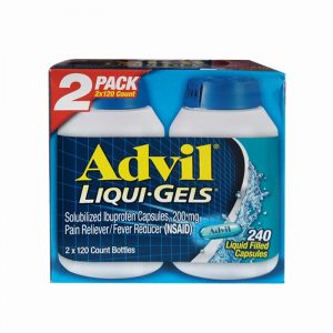 Viên uống giảm đau Advil Liqui Gels 200mg của Mỹ