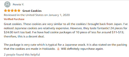 Bánh Shiroi Koibito - Người Tình Tuyết Trắng 2