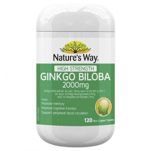 Bổ não Ginkgo Biloba Nature's Way 2000mg của Úc