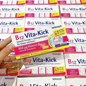 Bổ xung Vitamin B12 Vita Kick Tetesept của Đức 18 chai/hộp