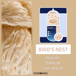 Mặt nạ tổ yến phục hồi da Bird’s Nest Aqua: ngăn ngừa quá trình da bị lão hóa, da được bổ sung đầy đủ dưỡng chất giúp mịn màng và căng bóng. 