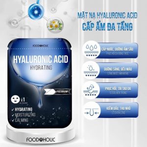 Hyaluronic Acid Hydrating Mask: Da được cấp ẩm đa tầng, phục hồi làn da khô ráp và thu nhỏ lỗ chân lông.