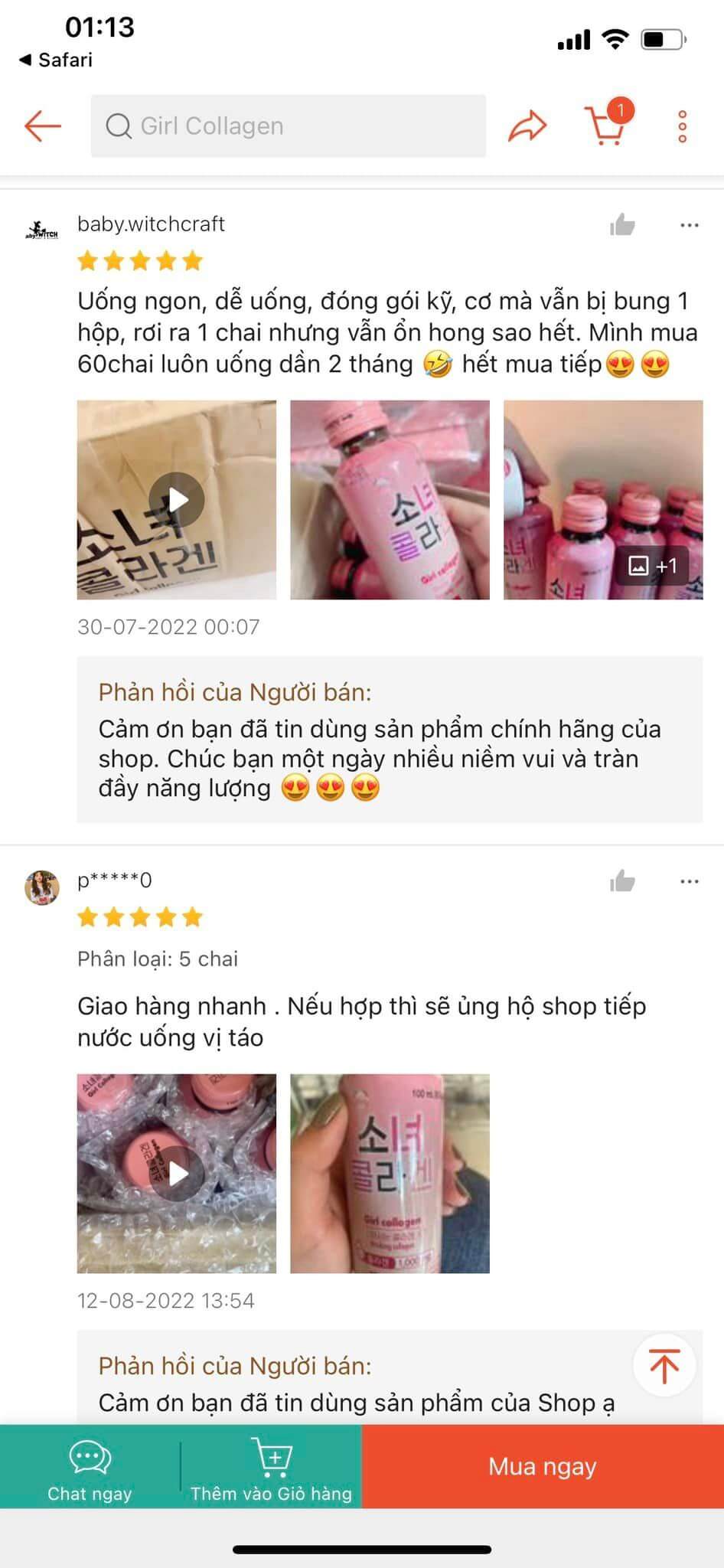 REVIEW Collagen Hàn Quốc Girl