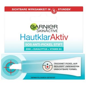 Kem trị mụn Garnier Hautklar Aktiv của Đức 10ml
