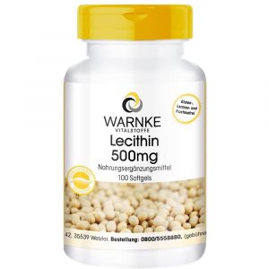 Viên Uống Mầm Đậu Nành Warnke Lecithin 500 mg của Đức