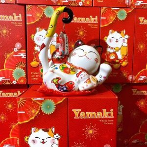 Rượu mèo Nhật bằng sứ cao cấp Yamaki 2023 750ml