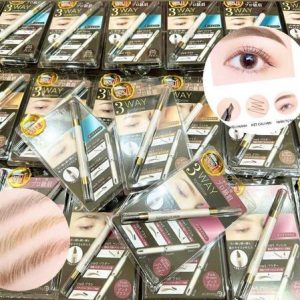 Chì kẻ chân mày 3 way eye brow 3 trong 1 Nhật Bản