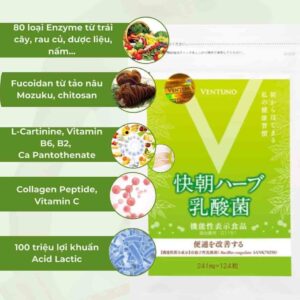 viên uống Enzyme Fucoidan Kaicho mẫu mới