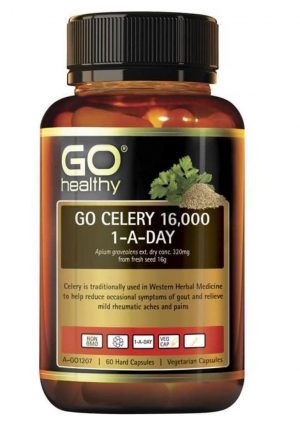 Viên uống hỗ trợ Gout Go Celery 16,000 Go Healthy Úc 60 viên, 120 viên