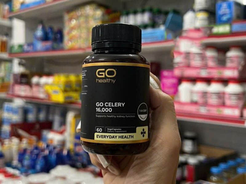 hỗ trợ Gout Go Celery 16000 Go Healthy 60 viên mẫu mới