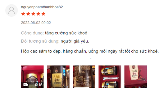 Cao sâm đông trùng hạ thảo REVIEW