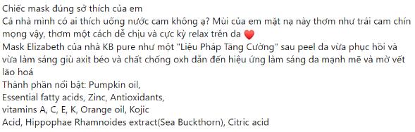 REVIEW mặt nạ phục hồi KB Pure 