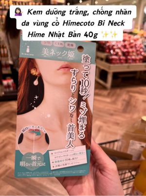Kem dưỡng da cổ Bi Neck Hime 40g có hiệu quả không?