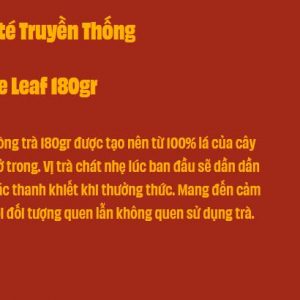 Trà truyền thống dạng hộp (180gr)