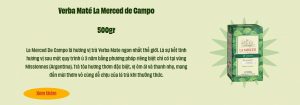 trà Yerba Mate Vị La Merced de Campo (500gr) đậm đà