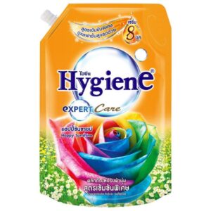 Nước xả Hygiene màu cam: kết hợp giữa các loại hoa hồng với nhau giúp tạo nên một mùi hương quyến rũ. 