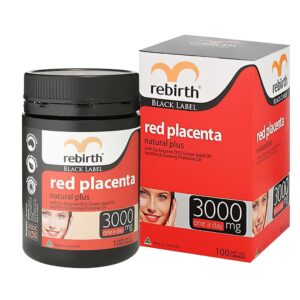 Nhau thai cừu đỏ Rebirth Red Placenta Úc chính hãng 100 viên