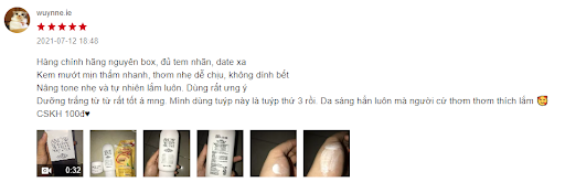 sản phẩm Milky Pack review