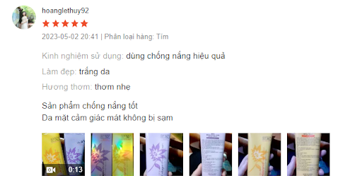 Review kem chống nắng Cellio vàng