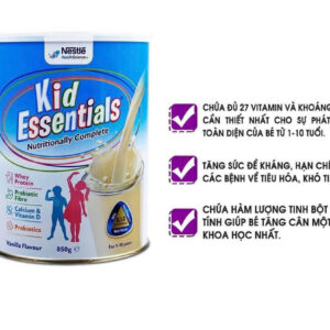 Sữa Kid Essentials hương vani 850g