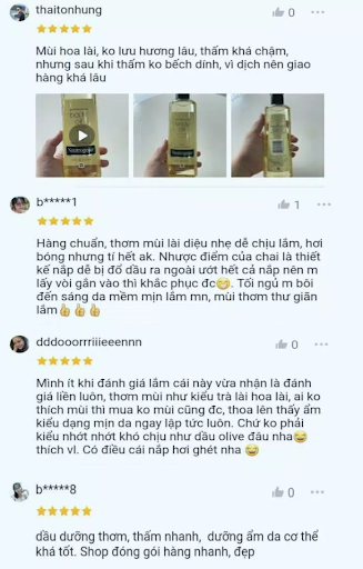 review dưỡng thể neutrogena