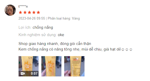 review kem chống nắng green tea