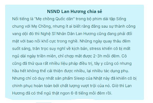 review sleepy nhật bản