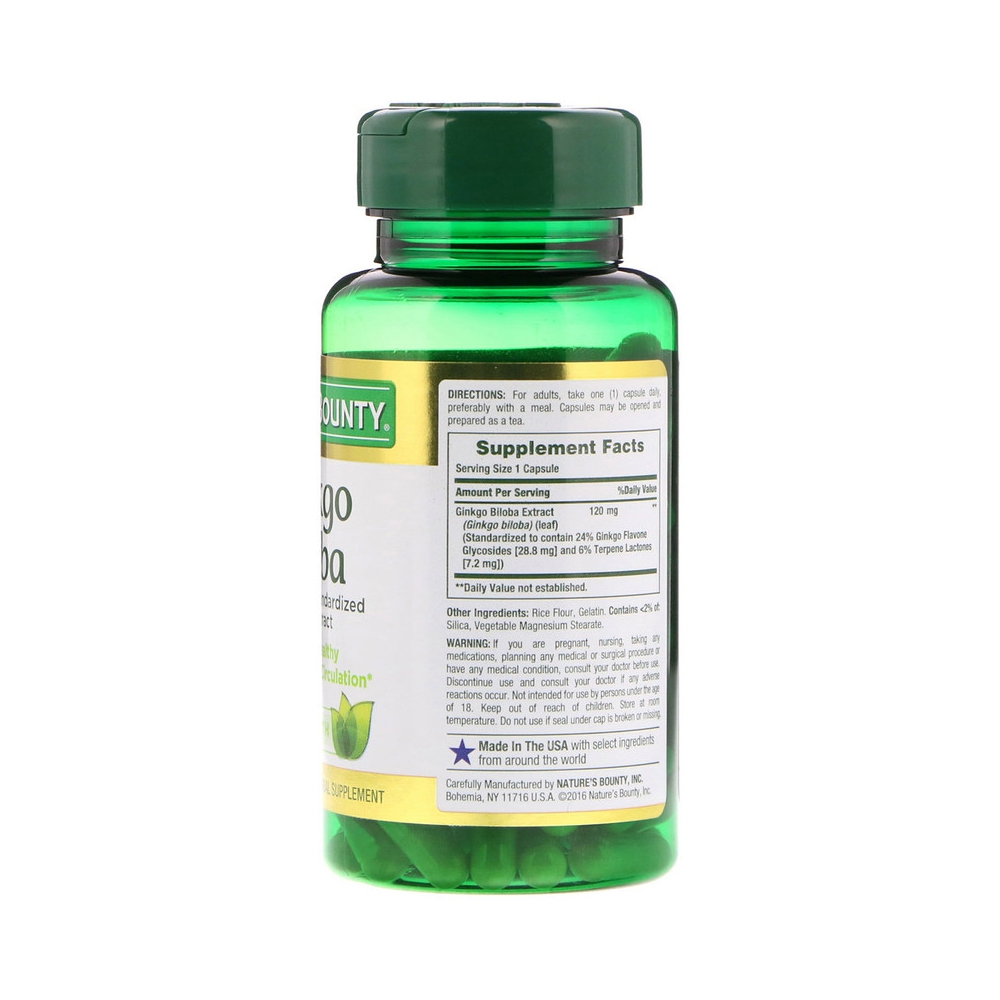 Ginkgo Biloba 120mg Nature's Bounty